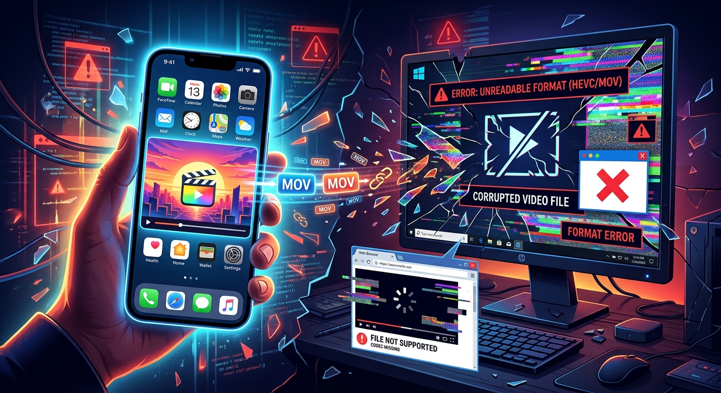 Why MOV Videos from Your iPhone Break on Windows and Browsers
