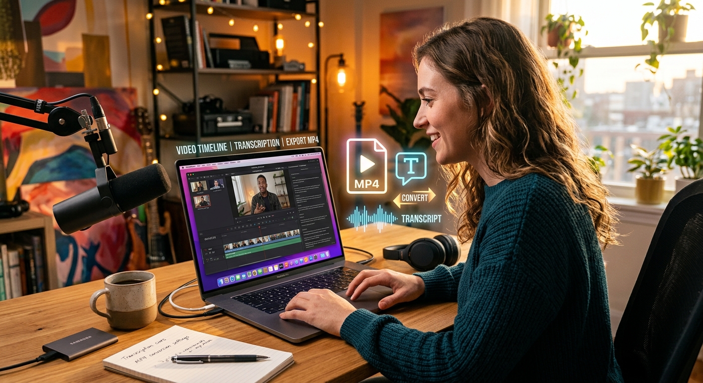 How to Prepare Videos on Your Mac for MP4 Playback and Transcription